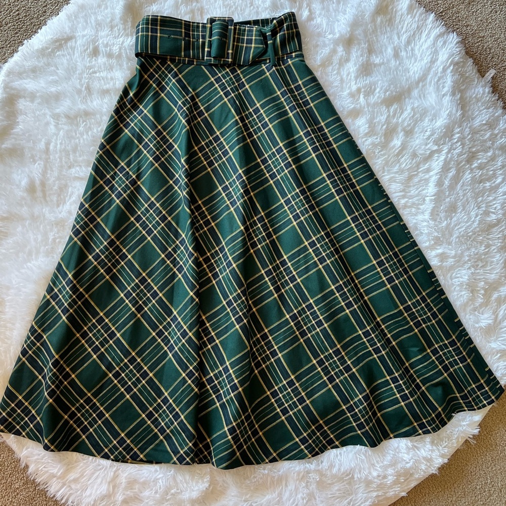 🔥Zara Plaid A-Line Skirt🔥